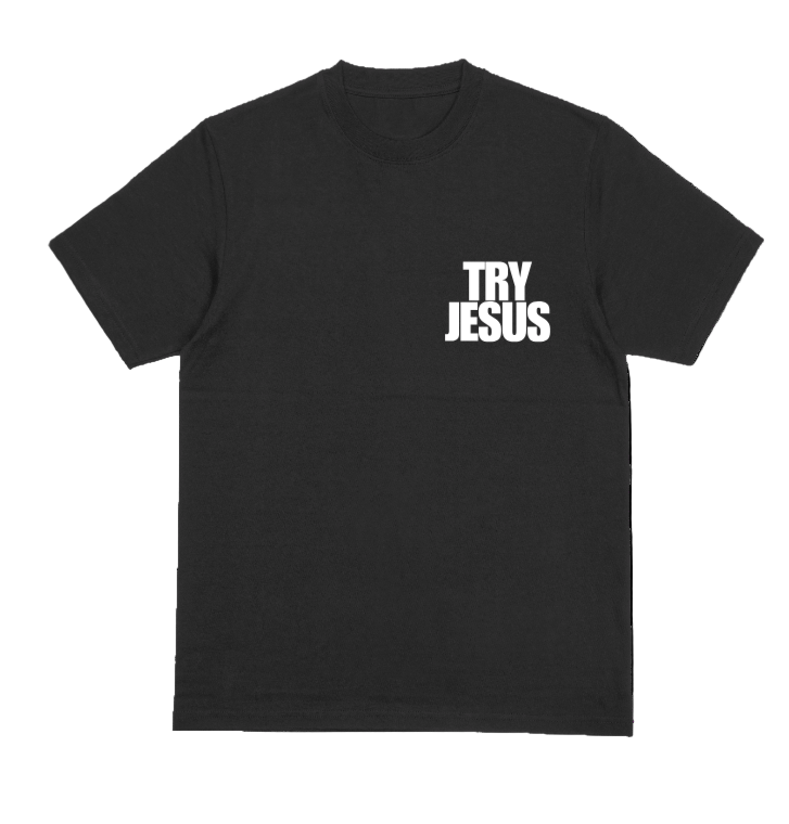 .Try Jesus (chest logo)