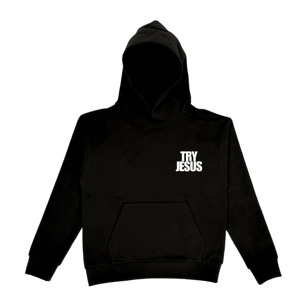 .Try Jesus HOODIE (chest logo)