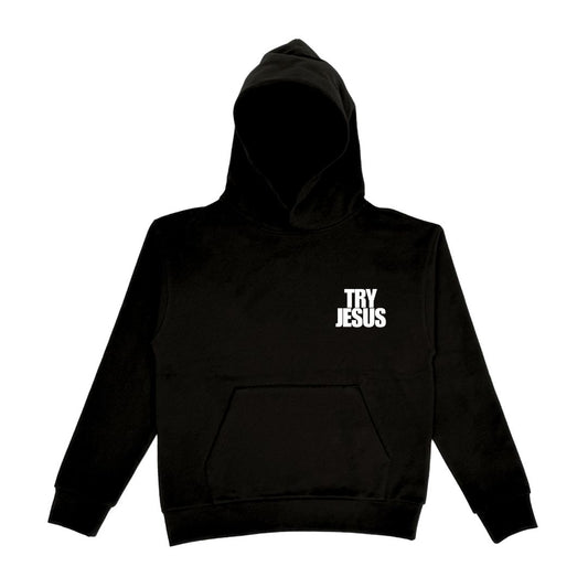 .Try Jesus HOODIE (chest logo)